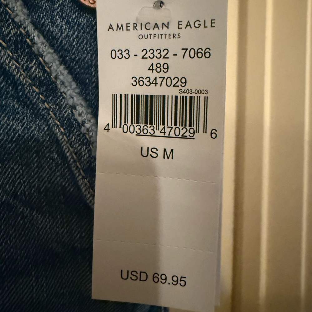 American Eagle Denim Overall Shorts - Picture 3 of 7